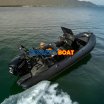Medium Sized Sport 560 Inflatable RIB Aluminum Boat