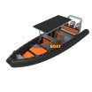 25ft aluminum ribs inflatable boat CE certified