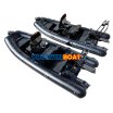 5.6m leisure aluminum rigid inflatable boat