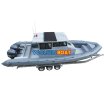 patrol foam collar 9.6m fiberglass ribs