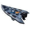 580 fiberglass rib boat for patrol