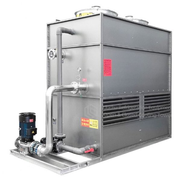 Cooling tower + single circulation water pump