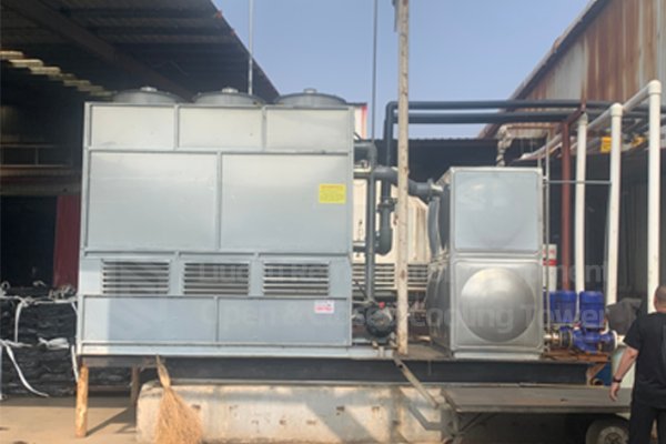 Outdoor-ready auxiliary equipment operating in industrial setup