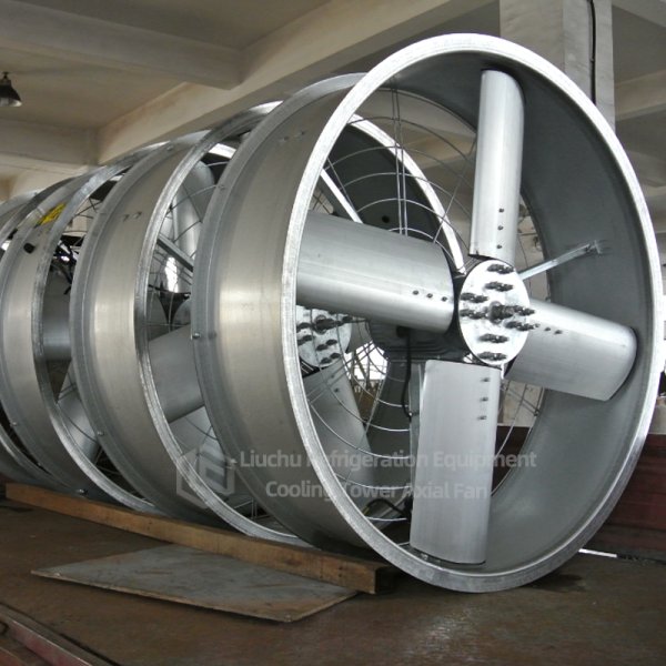 Axial fan with forward-curved blade aerodynamic design