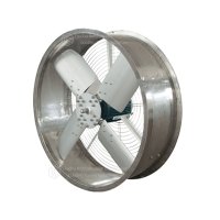 Axial fan equipped with energy-saving motor