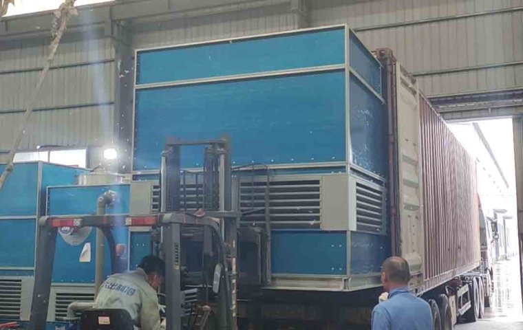 Quality First, Efficient Delivery! Shandong Liuchu's 100-ton Closed-Circulation Cooling Tower Successfully Delivered
