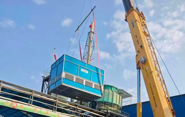 Liuchu Replaces Fiberglass with All-Steel Cooling Tower