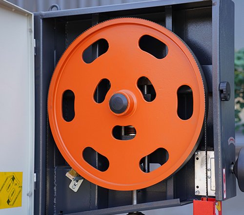 Heavier and wider precision saw wheels, dynamically balanced