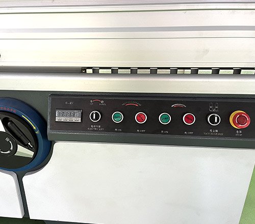 Saw blade lift + Control Panel