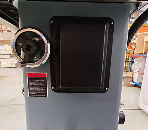 Saw blade 45 degree hand crank