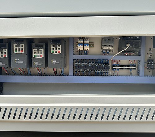 Brush sanding machine electrical box