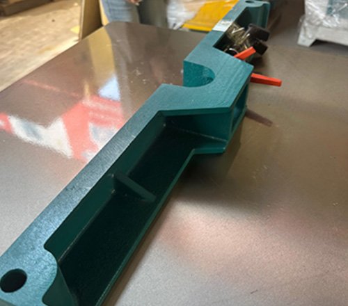 Cast iron backrest adjustment