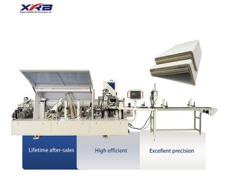 Door frame edge banding machine