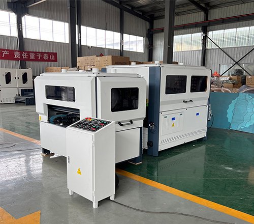 Three-sided polishing machine