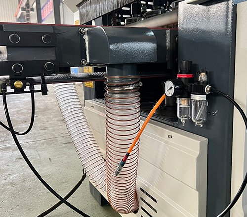 Vacuum-assisted work surface
