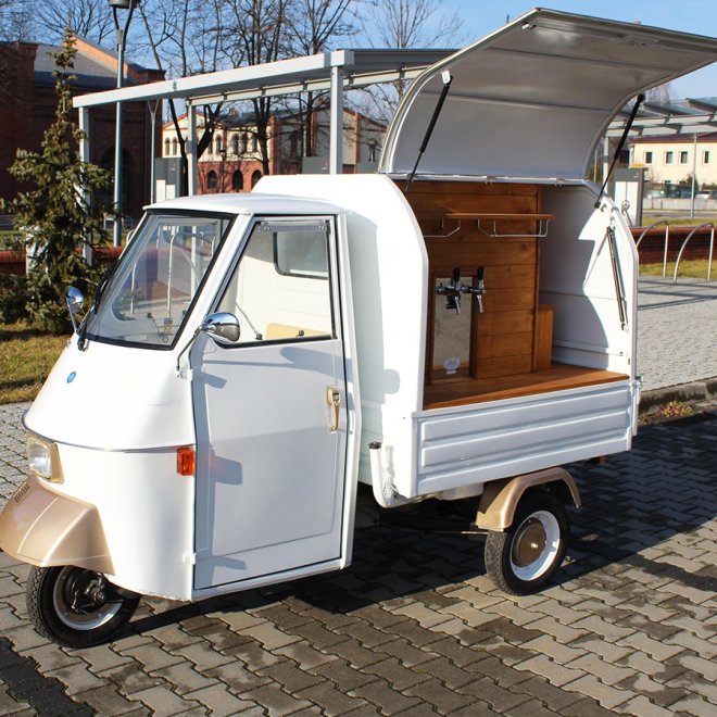 Carrito de comida Piaggio 50 plus