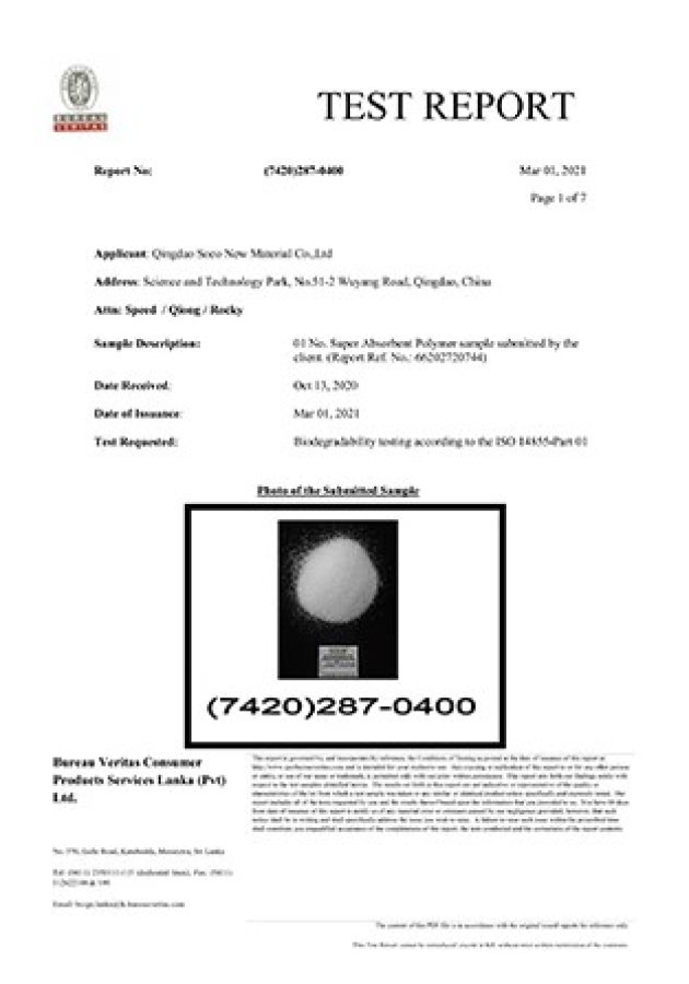 Attached Table Results of Acute Oral Toxicity Test