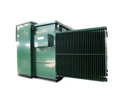 high voltage pad-mounted transformer unit