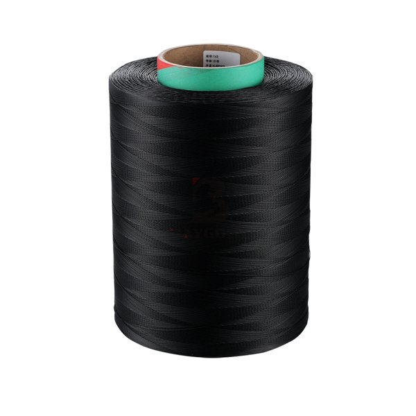 Black RFL impregnated polyester yarn 01