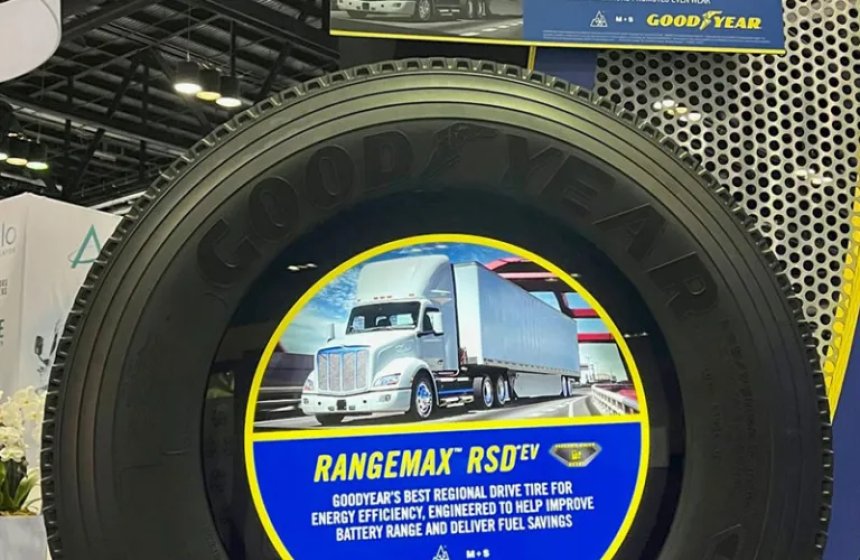 Goodyear unveils first drive tire for electric trucks