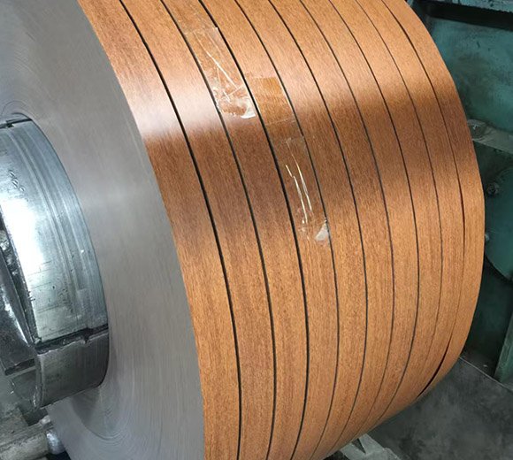 wood grain prepainted galvanized strip surface texture