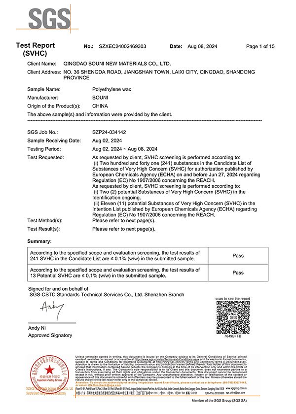 Sustancia extremadamente preocupante (SVHC)