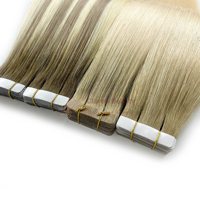 Normal Tape In Hair Extensions #P Color