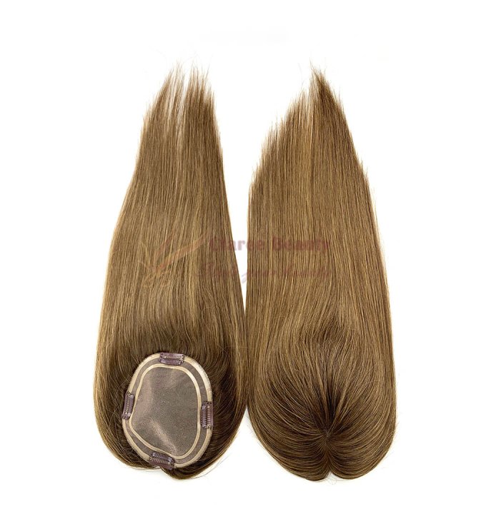 human hair mono topper,