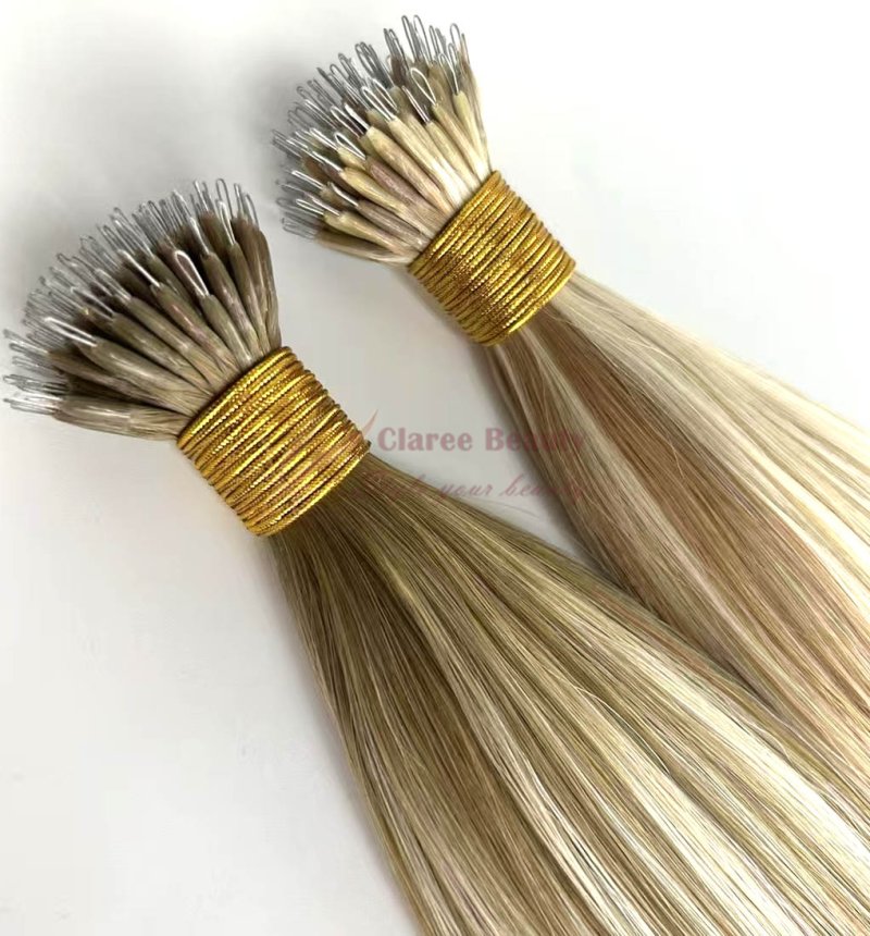 Metal Nano Ring Hair Extensions #P color