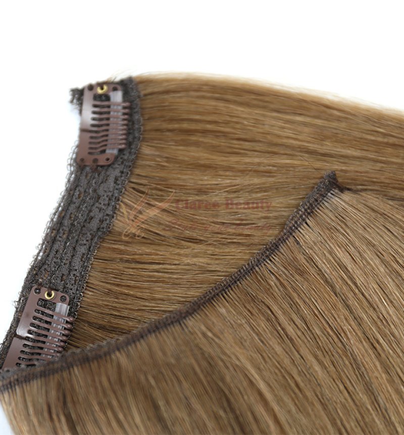 Lace Clip In Hair Extensions Dark Color
