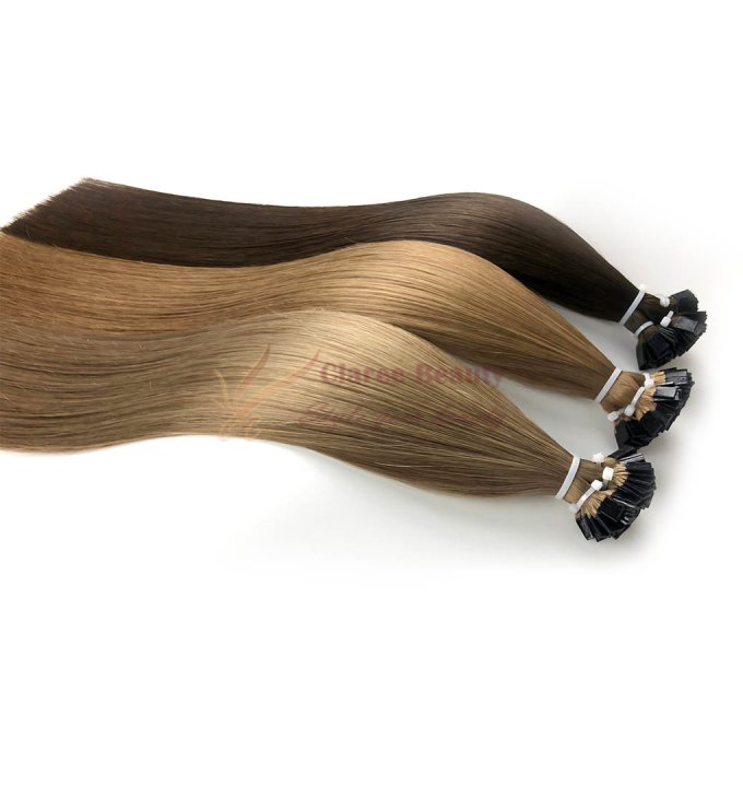 _0000_Flat Tip Hiar Extension-black glue