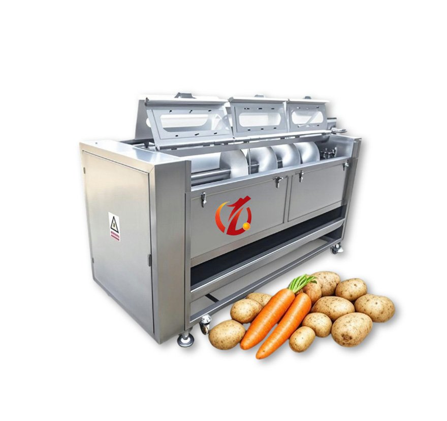 Washing and Peeling Machine