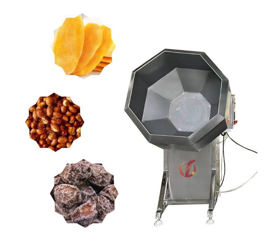 Octagonal Shape Seasoning Nuts Flavoring Machine