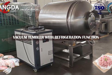 Zhucheng Qiangda Machinery Factory:Vacuum Tumbler with Refrigeration Function.