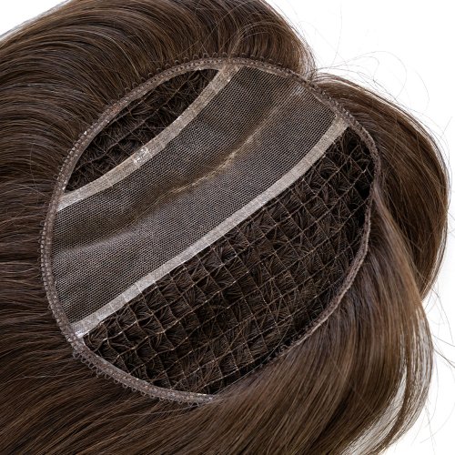 Fishnet with Lace Topper