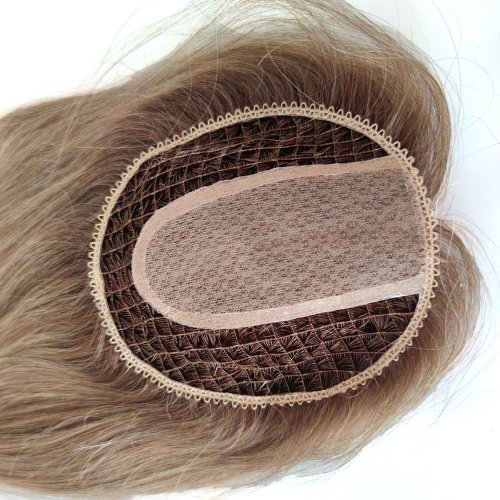 Fishnet with Silk Topper