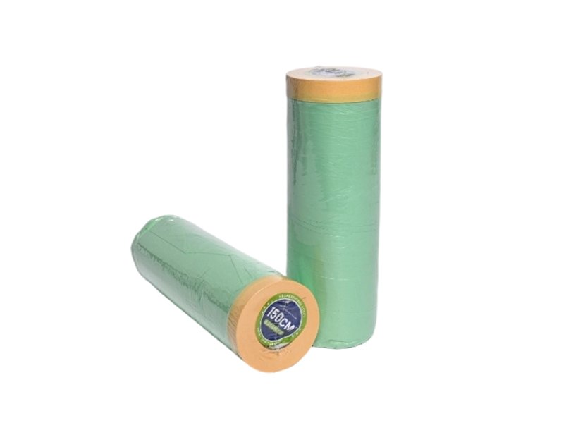 pre-teped masking film-158