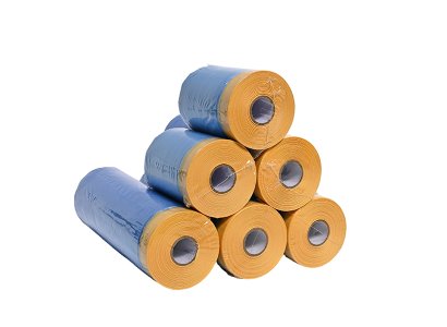 pre-teped masking film