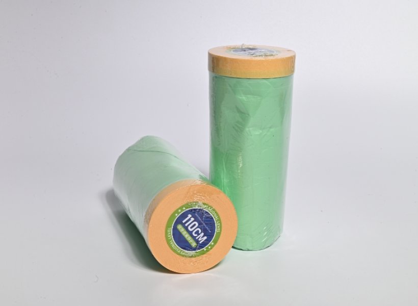 pre-teped masking film-159