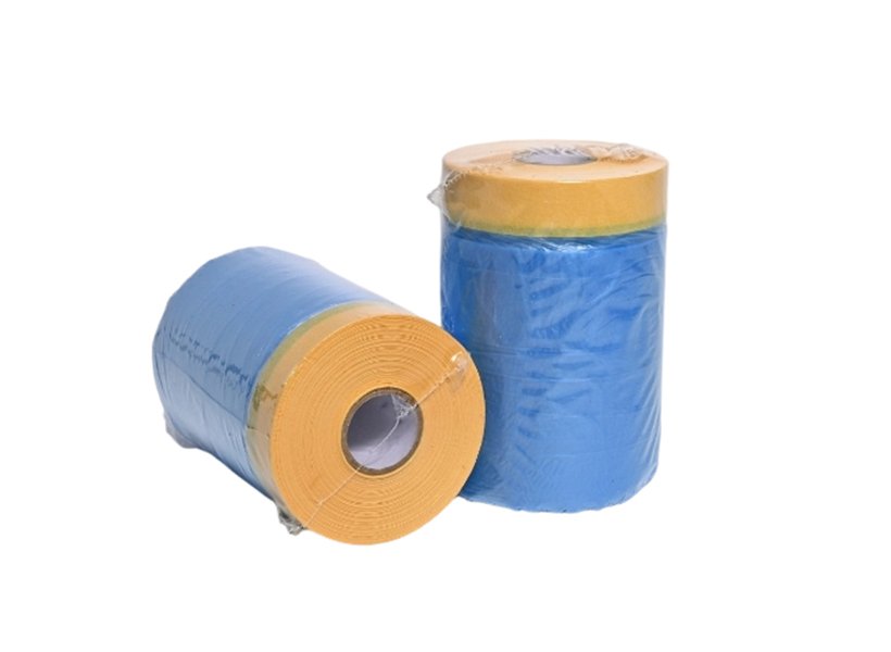 pre-teped masking film-157