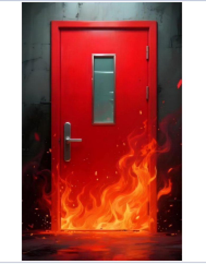  UL steel fire door