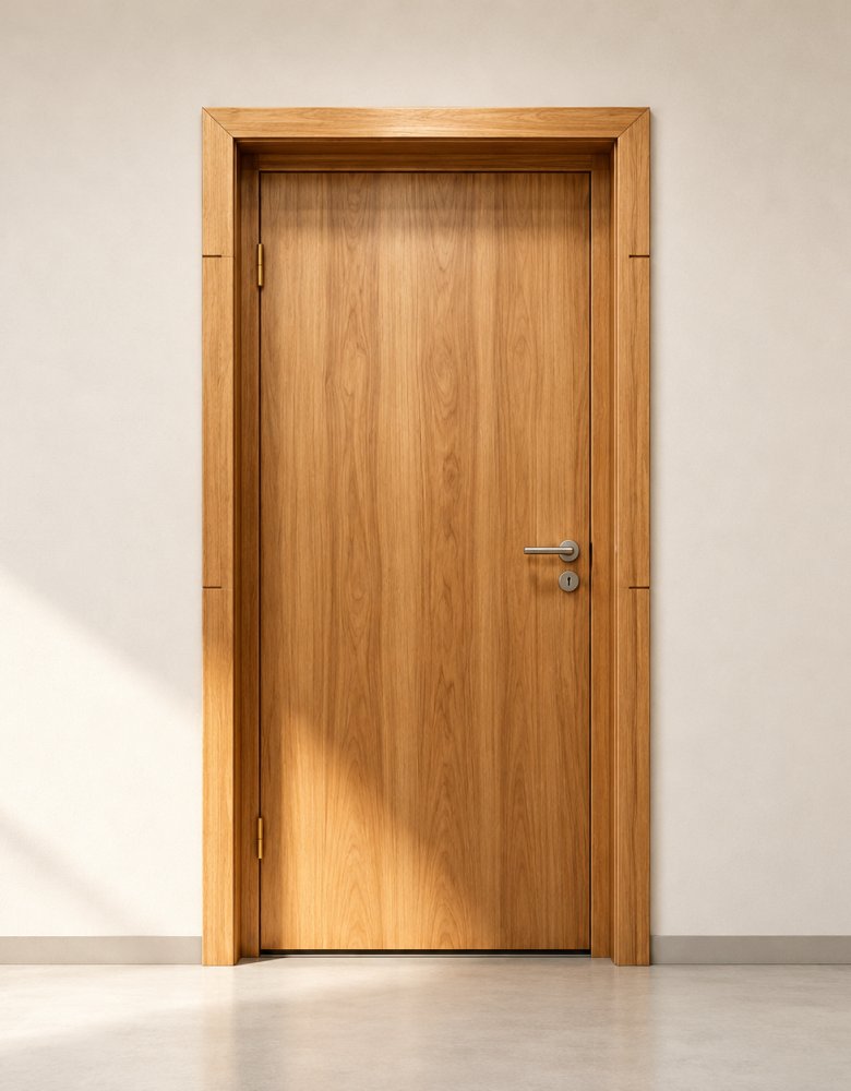 Wood Grain Swing Steel Door