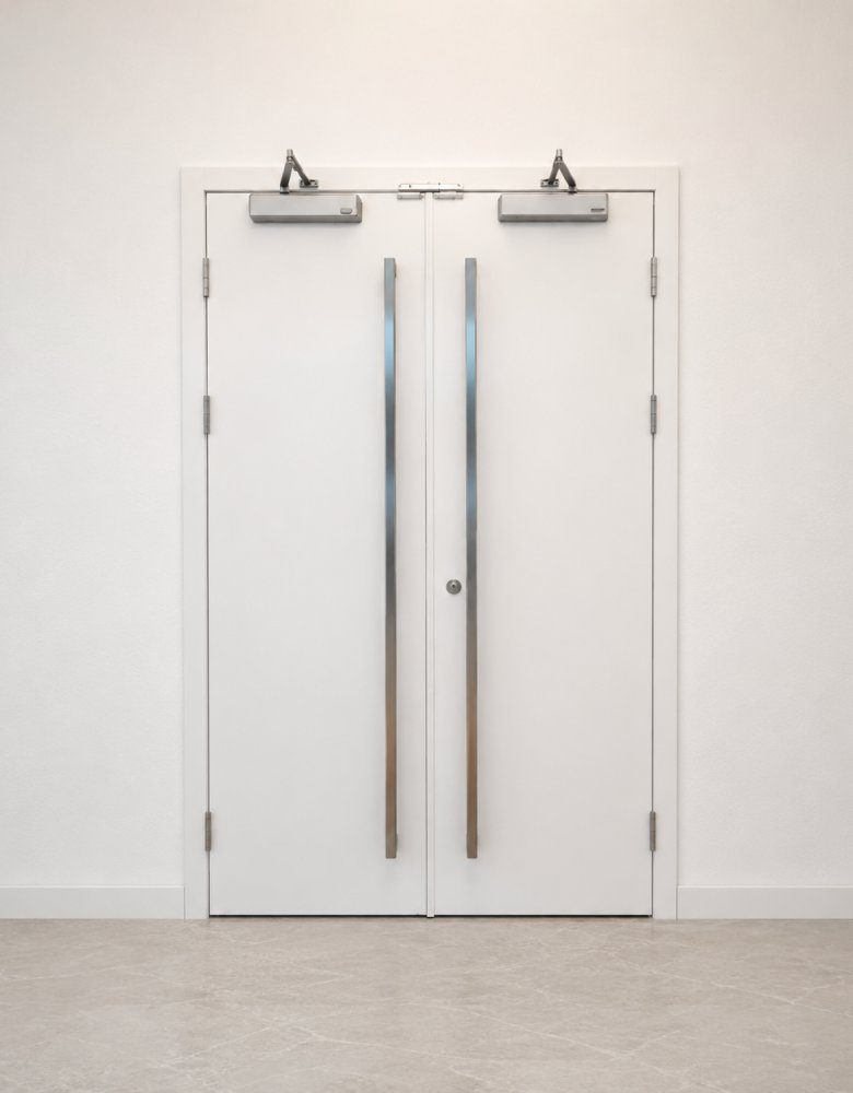 Double Swing Steel Door