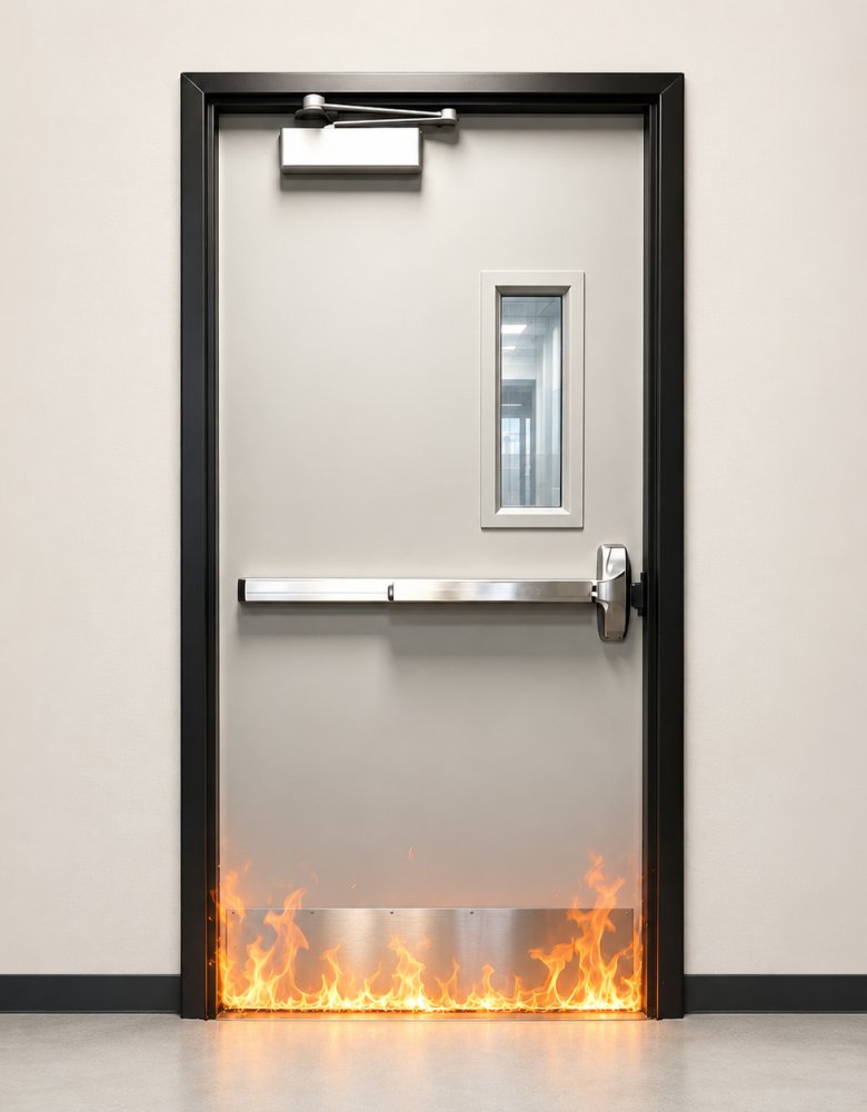 UL-Certified Double Fire-Rated Door