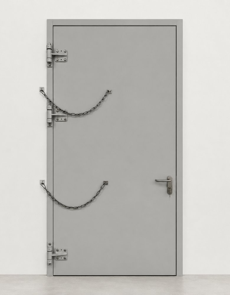 Wind Pressure-Resistant Door