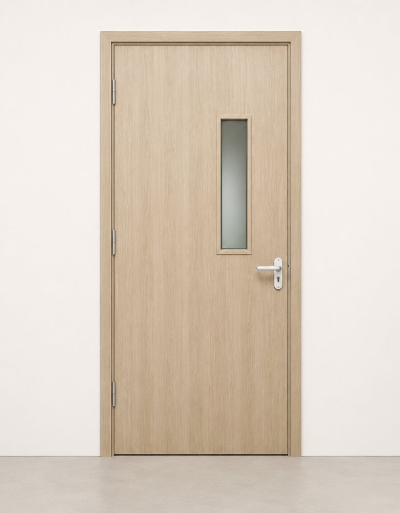 Wood Grain Swing Steel Door