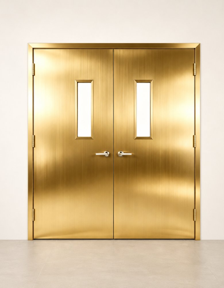 Double Stainless Steel Door