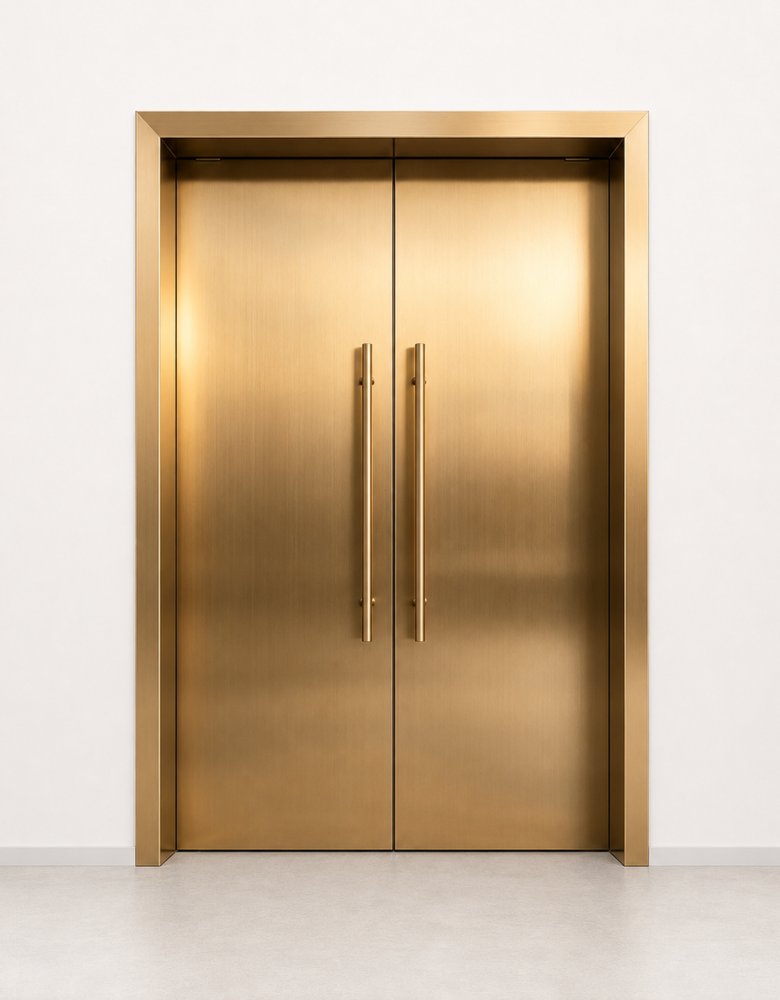 Double Stainless Steel Door