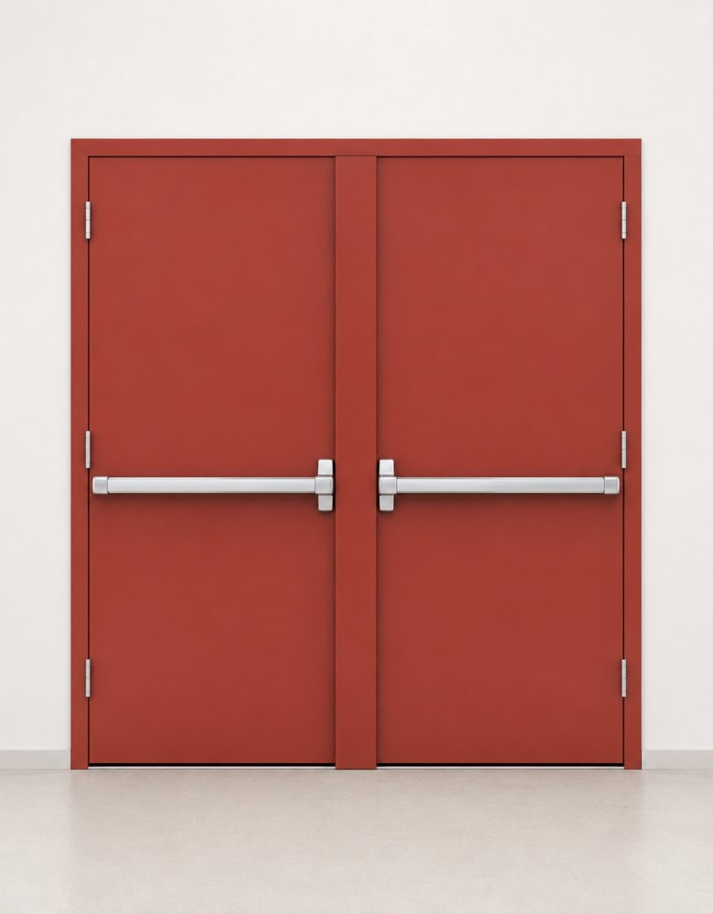 Double Swing Steel Door