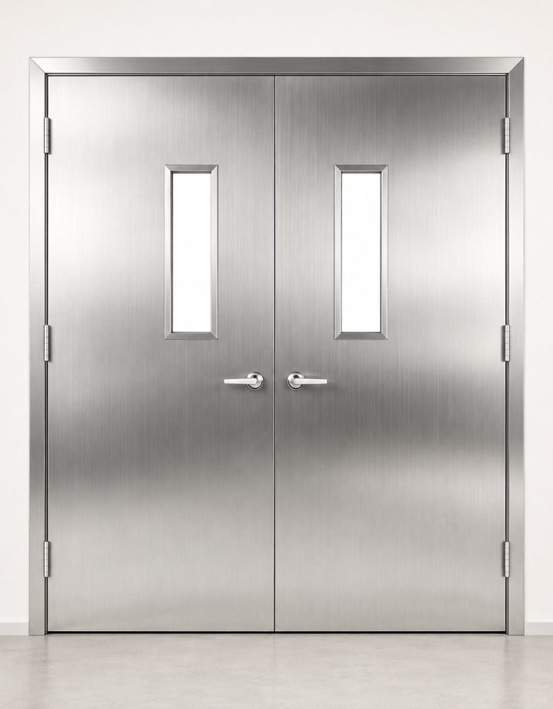 Double Stainless Steel Door